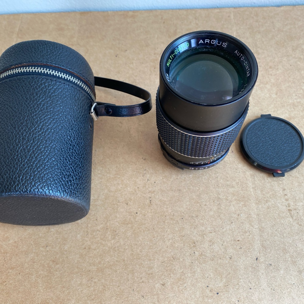 ARGUS Auto-cintar 1:28 f=135mm Multi-coated Lens